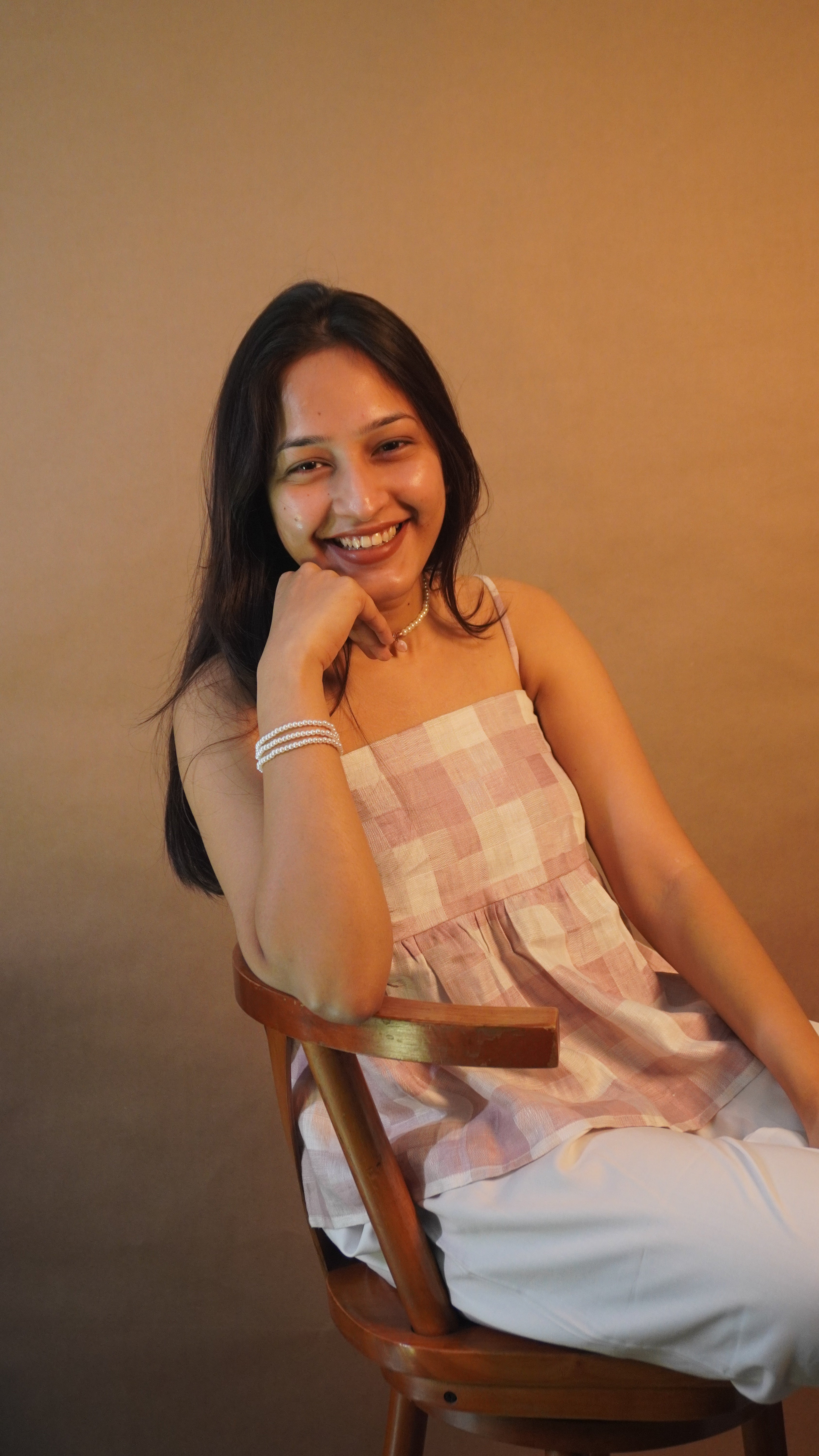 Checkered Short Top