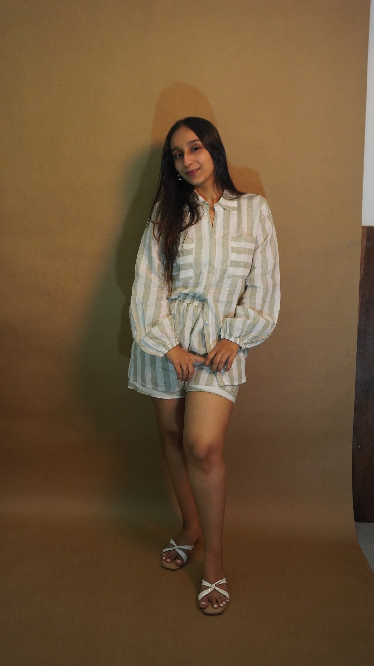 Striped Short Set