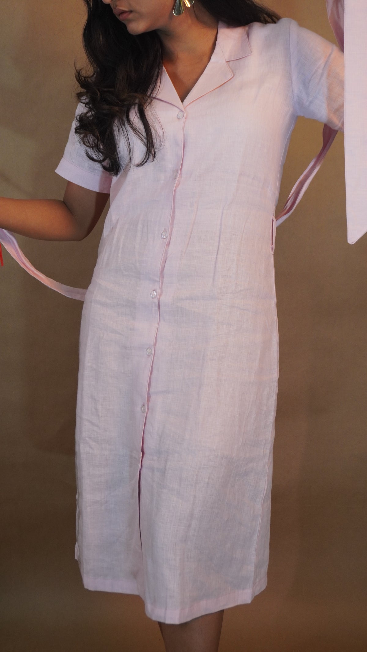 Buttoned up One Piece Dress
