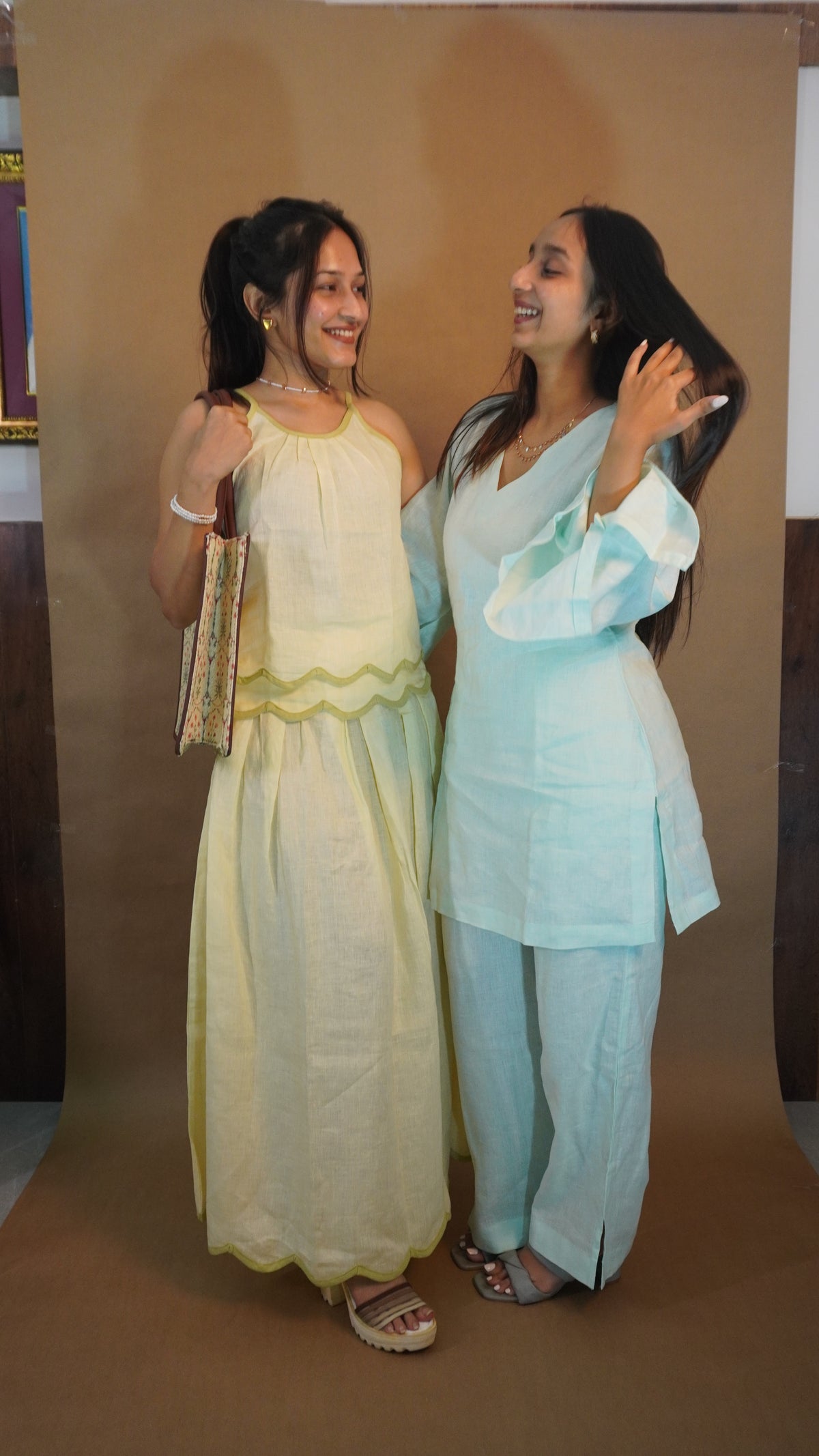 Sea Green Farsi Suit Set